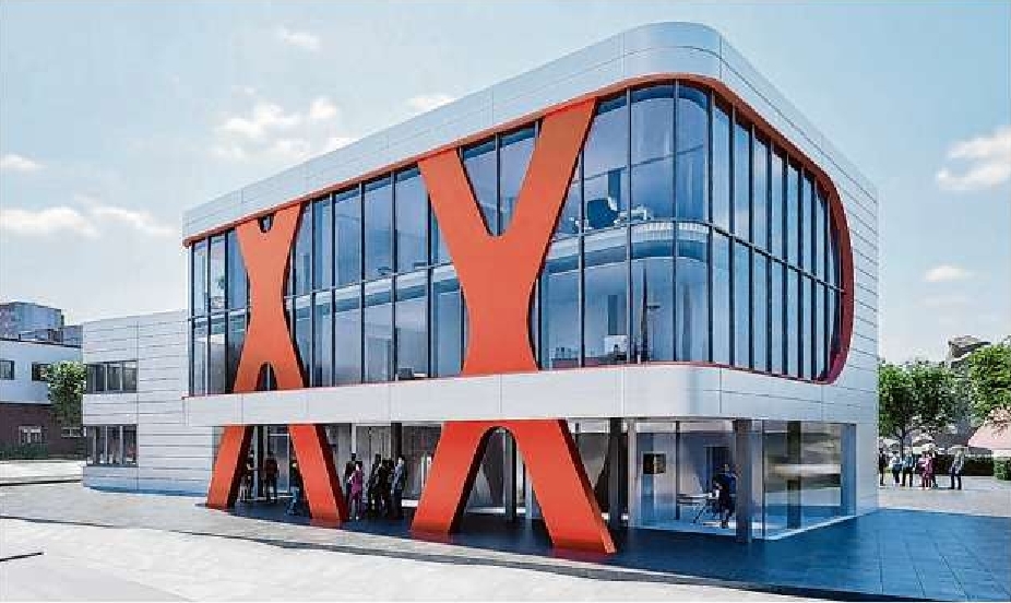 Ein Hingucker: So soll das neue Gründerzentrum für Medizintechnologien MedAcc der Uni-Klinik Cottbus aussehen.