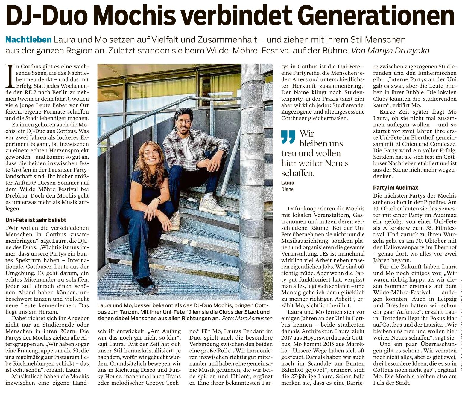 DJ Duo Mochis verbindet Generationen