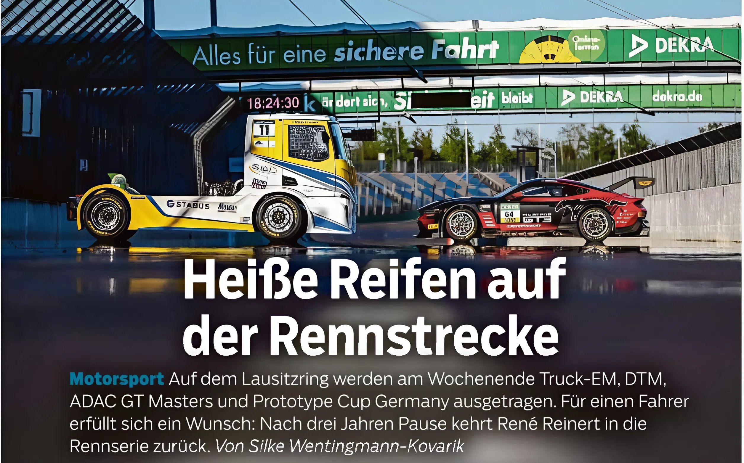 Truck - EM und DTM und noch viel mehr auf dem Dekra Lausitzring. Das Rennwochenende in Klettwitz hat viel zu bieten.
