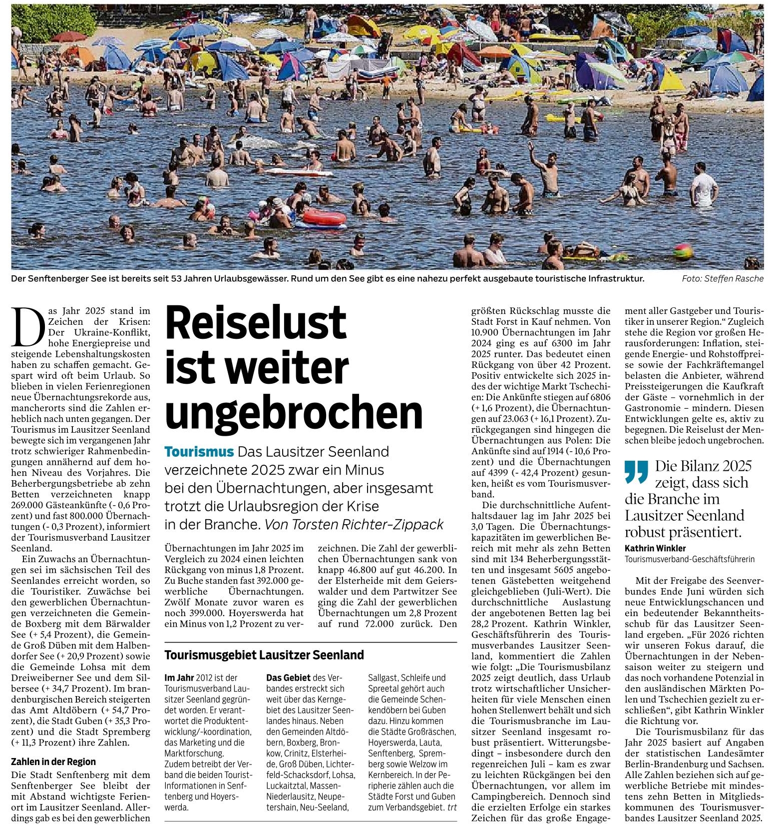 Reiselust auf das Lausitzer Seenland ist weiterhin ungebrochen.