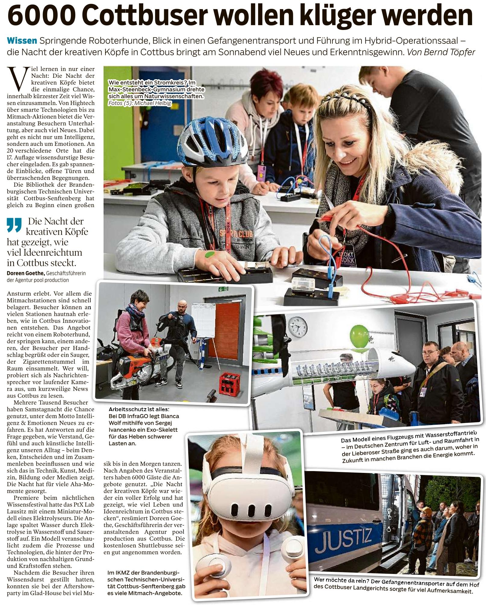 6000 Besucher wurden klüger über Nacht