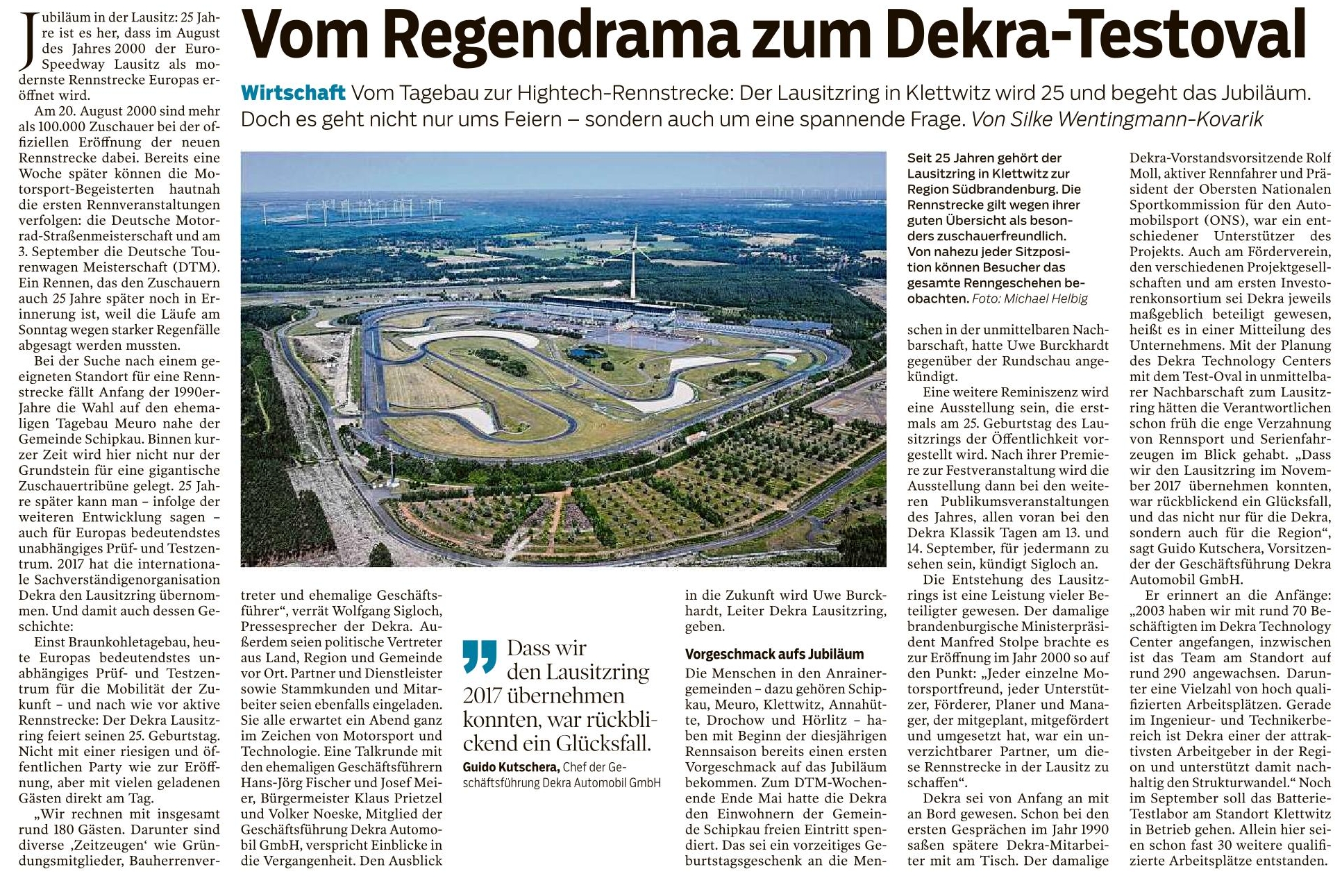 Europas größtes Automobiltestzentrum wird 25