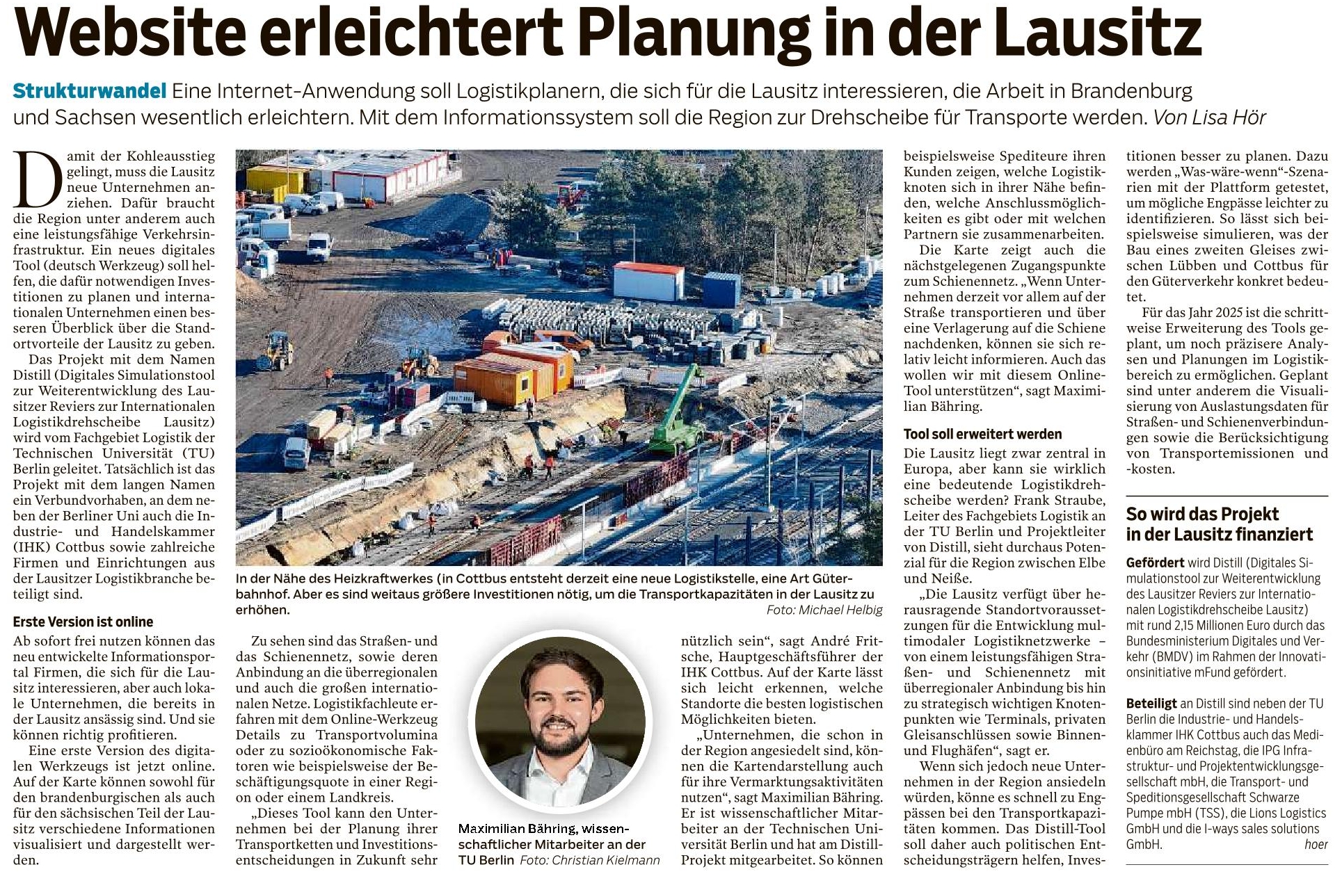 Website erleichtert Planung in der Lausitz