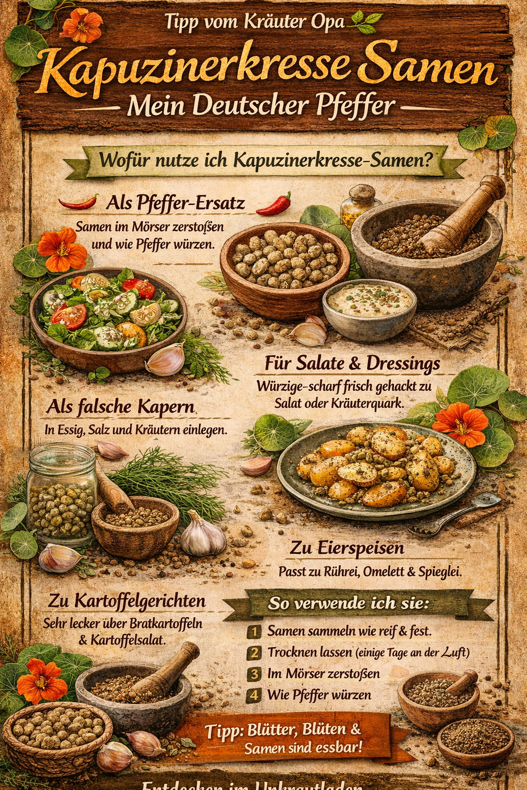 Kapuzinerkresse Pfeffer