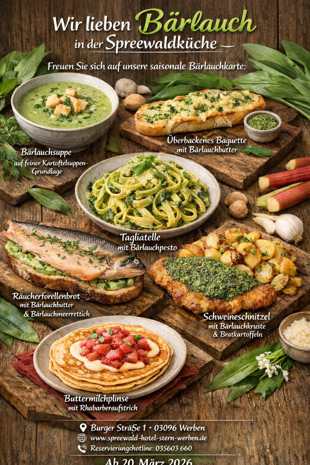 Bärlauch Küche im Stern