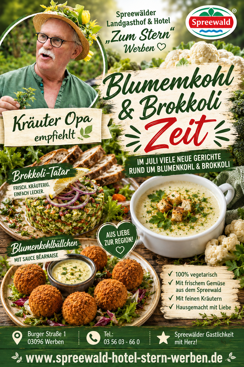 Blumenkohl & Brokkoli Zeit im Stern