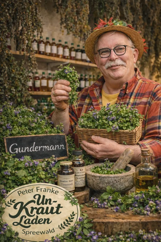 Gundermann im Unkrautladen 