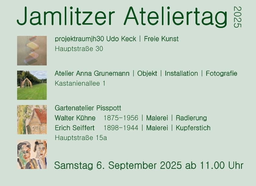 Übersicht über die teilnehmenden Künstler und Ateliers