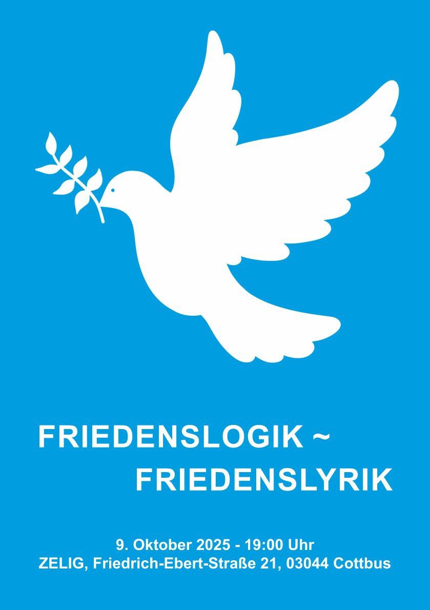 Flyer Friedenstaube