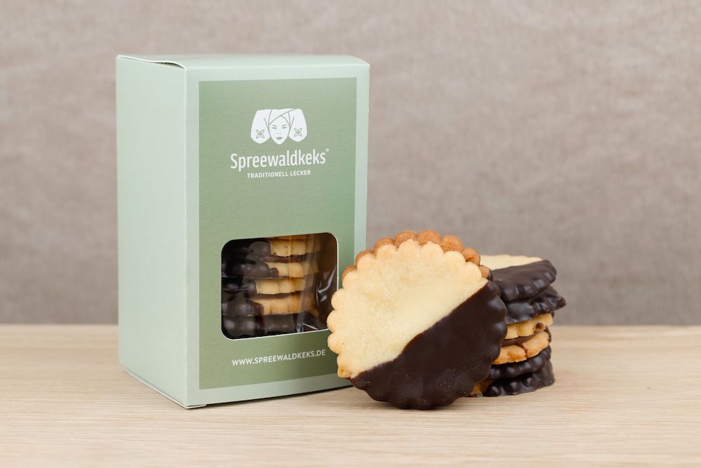 Nougatblumen – feine Butterplätzchen mit Nougat