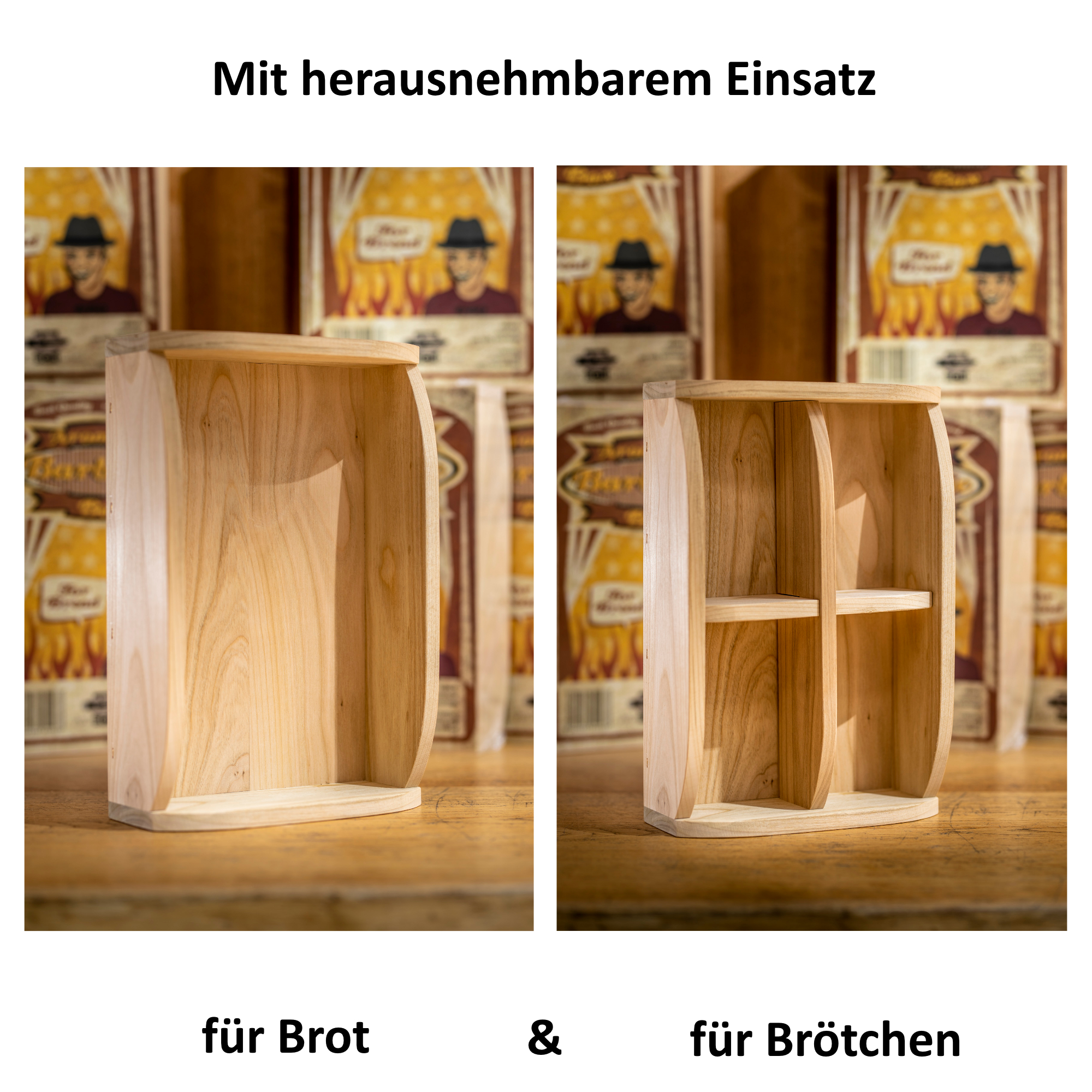 Axtschlag Brotgarschale mit Einleger