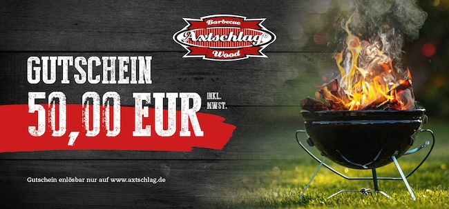 50€ Gutschein Axtschlag