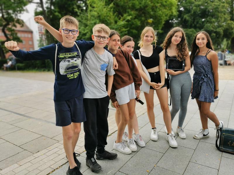 Wandertag mit Teamwork in Cottbuser City und Park