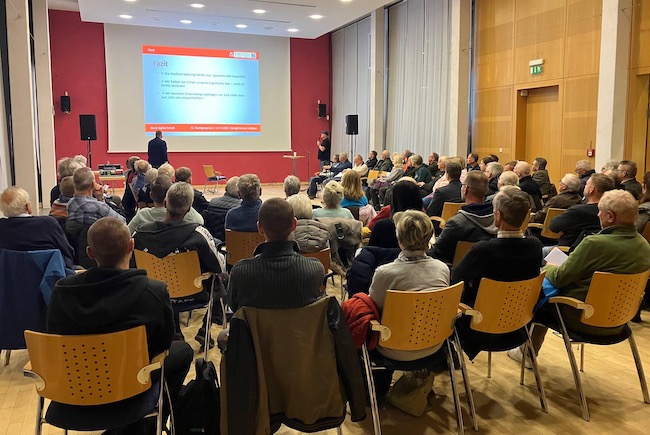 Der City-Saal in Cottbus während einer Veranstaltung