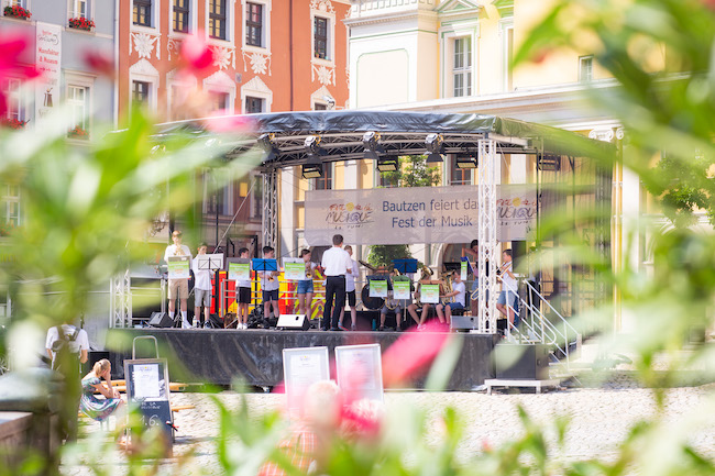 Auftritt Bühne Hauptmarkt