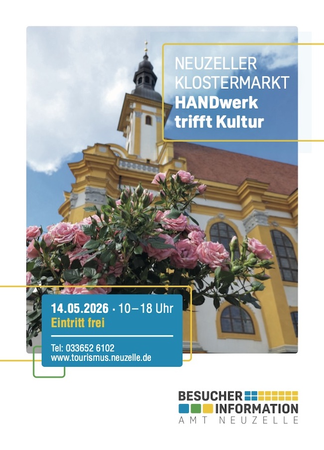 Flyer: HANDwerk trifft Kultur im Kloster Neuzelle