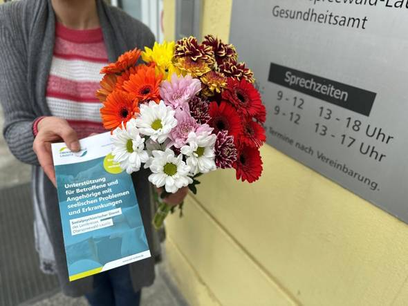Ein bunter Blumenstrauß für Ihre psychische Gesundheit – Sozialpsychiatrischer Dienst stellt Hilfsangebote vor