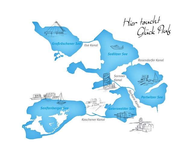 Der neue Fünf-Seen-Verbund im Lausitzer Seenland