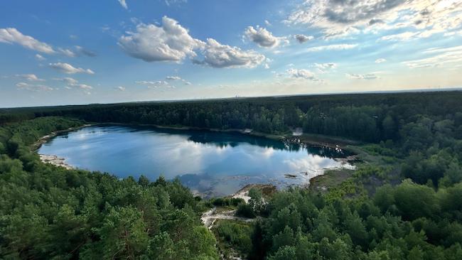 Der Felixsee aus der Luft