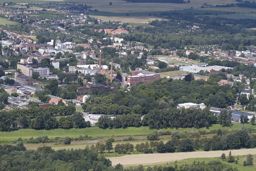 Stadt Forst aus Richtung Brody