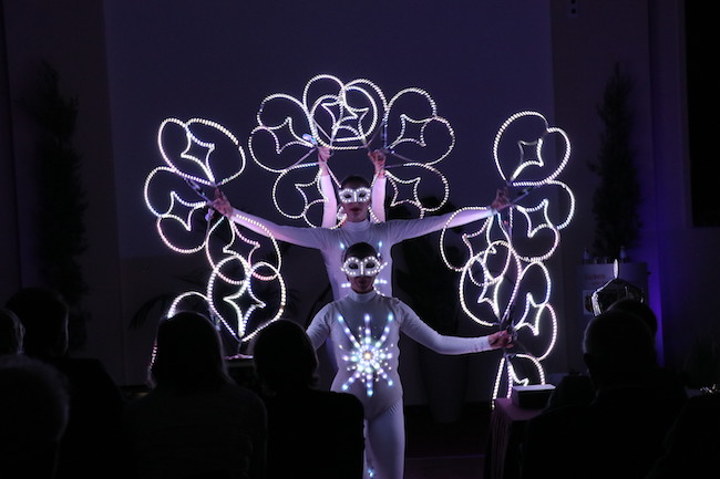 Kulturelles Rahmenprogramm begleitete den Abend