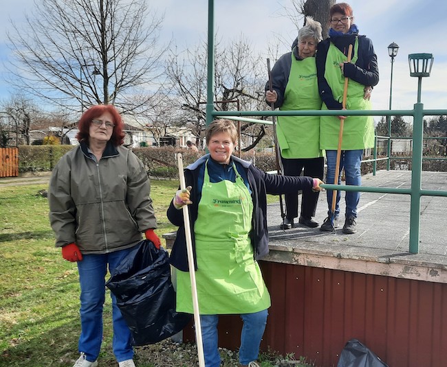 Im vergangenen Jahr beteiligte sich u. a. die Kleingartenanlage Süd-West aktiv am Frühjahrsputz.