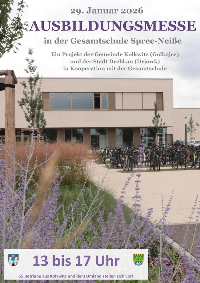 Werbeflyer zur Ausbildungsmesse