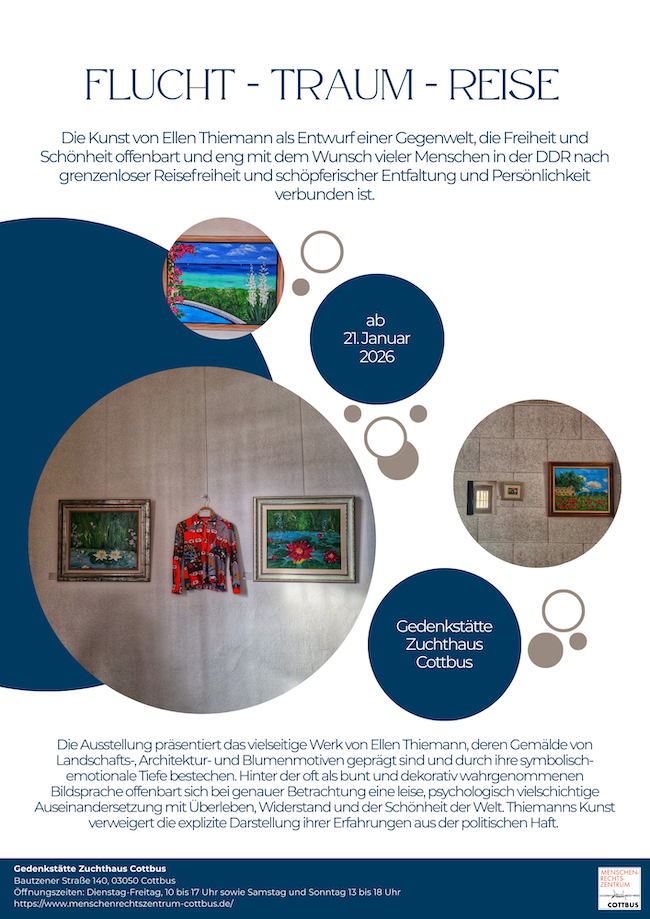 Informationsplakat zur Veranstaltung