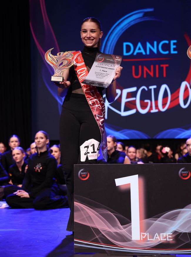 Einer der errungenen, ersten Plätze