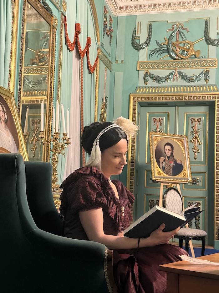 Joanna Koc, Schauspielerin am Stefan-Jaracz-Theater in Łódź, lernte den Monolog eigens für Branitz komplett auf Deutsch.