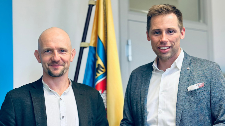 Dr. Stephan Meyer und Florian Oest MdB