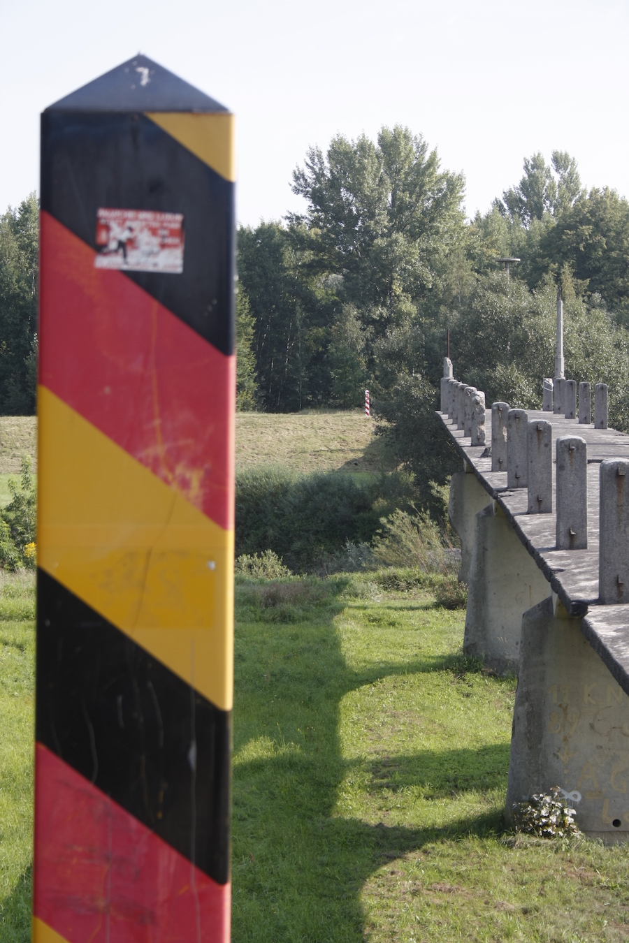 Grenzbereich Polen/Deutschland an der Neiße bei Forst/L.