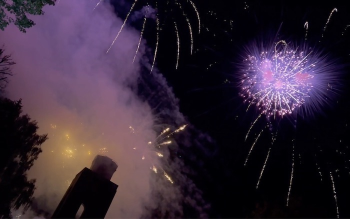 Silvester-Feuerwerk in der Lausitz