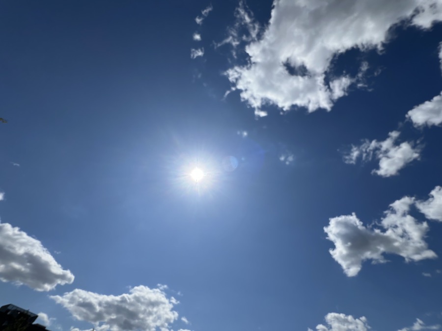 Sonne am Lausitzer Himmel