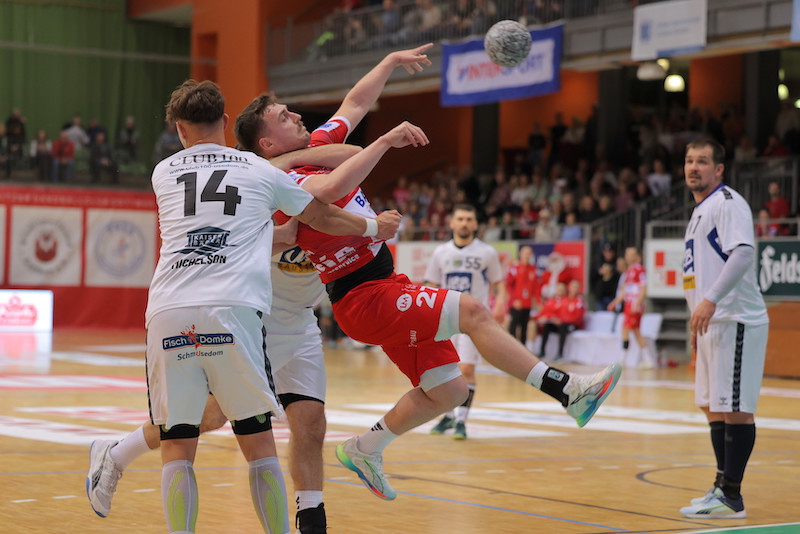 Der LHC Cottbus im Spiel gegen Insel Usedom