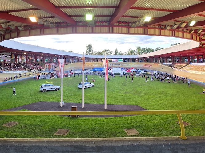 Das Radstadion in Cottbus