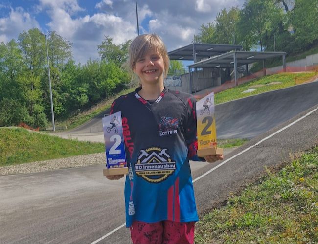 Amelie Didoff mit Ihren beiden Preisen