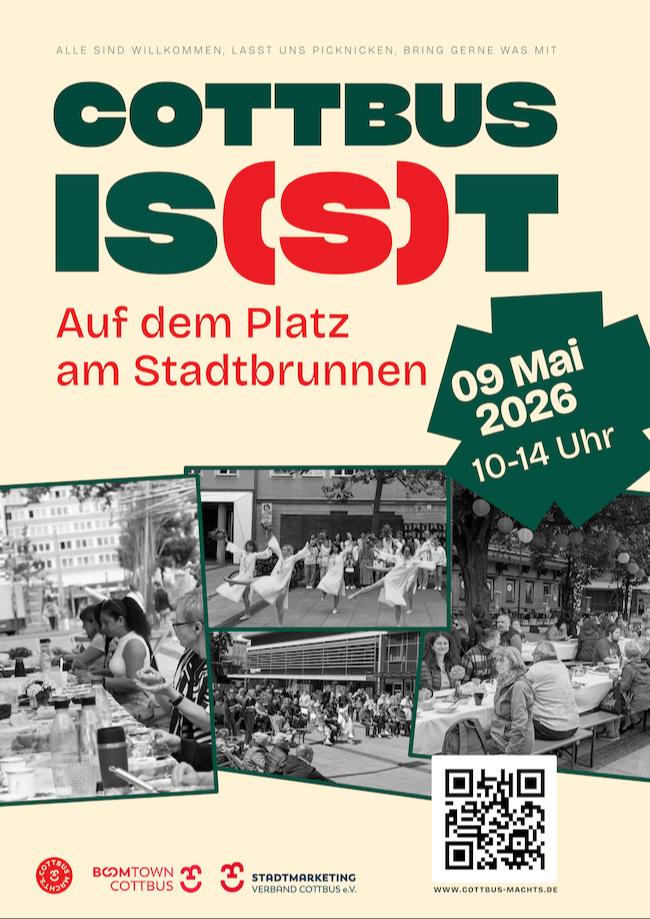 Werbegrafik Cottbus is(s)t