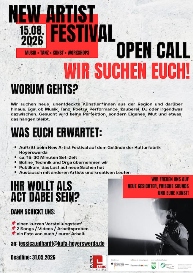 Werbegrafik für das Festival