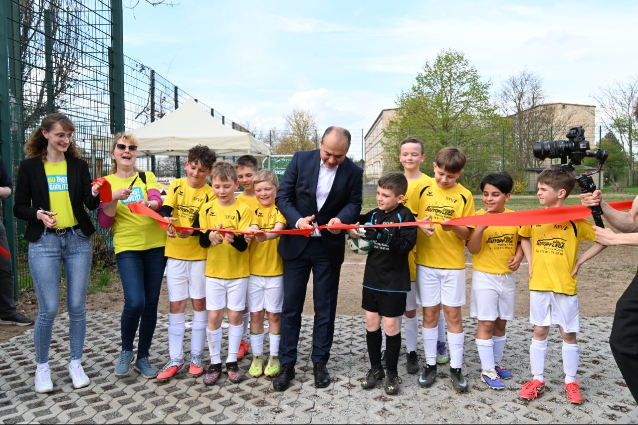 Die Bolzplatz-Eröffnung