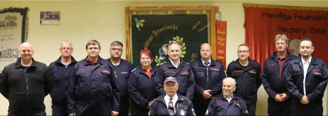 Teilnehmer des letzten Treffens der Feuerwehrhistoriker.