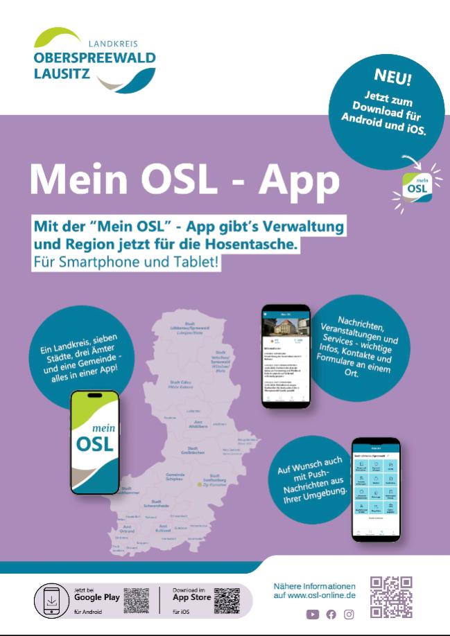 Das Werbeplakat für die App