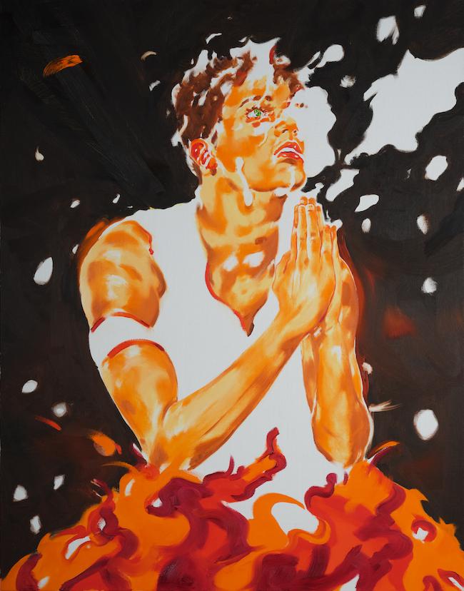 Norbert Bisky, Extase, 2008, Öl auf Leinwand