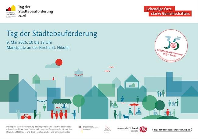 Grafik zum Tag der Städtebauförderung 2026