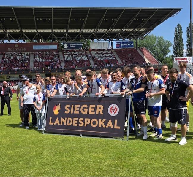 Landespokalsieger VfB Krieschow  gegen den FC Energie Cottbus im LEAG Energie Stadion