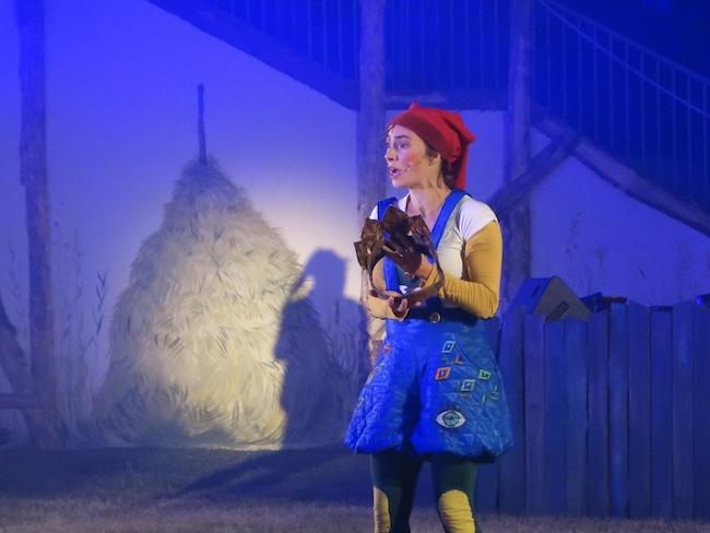 Regisseurin Julia Schmidt hat die Spreewälder Sagennacht als Darstellerin von Lutk Jolka , hier in der Inszenierung von 2019, kennengelernt.