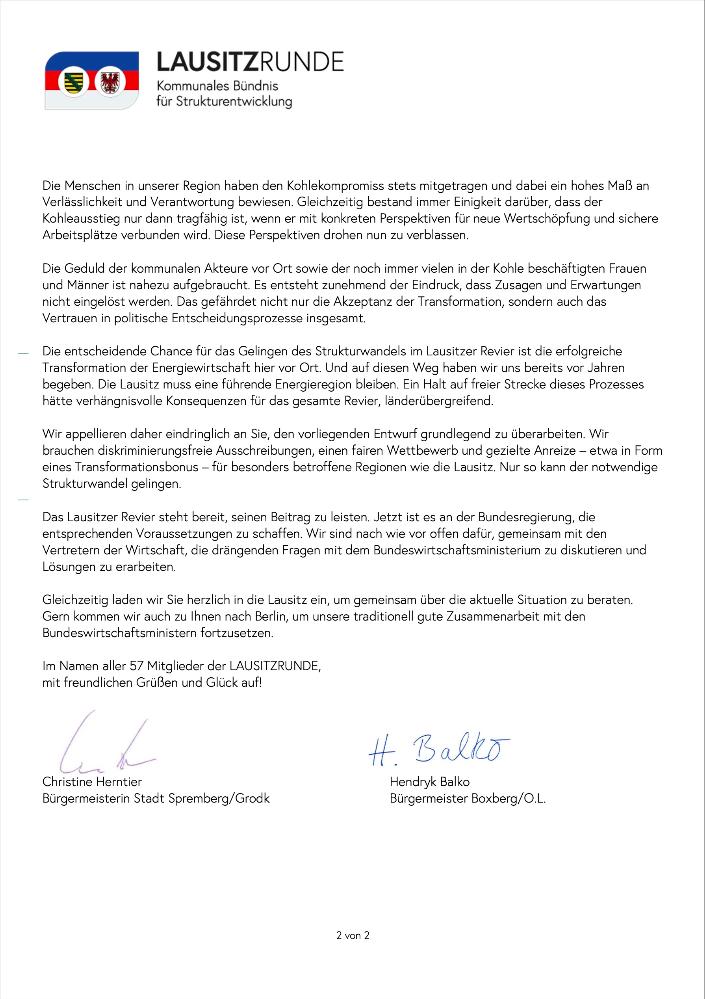 Seite 2 des Schreibens  / Das Originalschreiben liegt als PDF-Anhang diesem Beitrag bei 