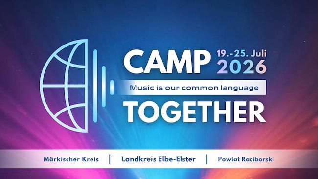 Werbegrafik für das Jugendcamp