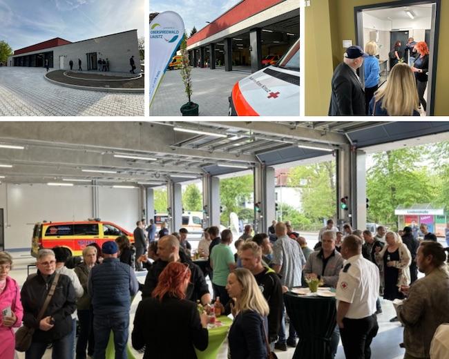 Innenansicht der neuen Rettungswache in Lauchhammer