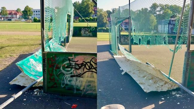 Lübben | Vandalismus | SoccerGround abgebaut
